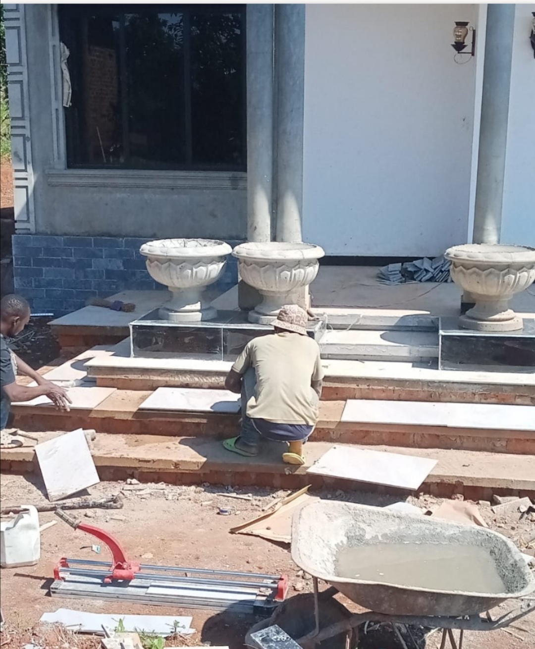 Modern Concrete Planters