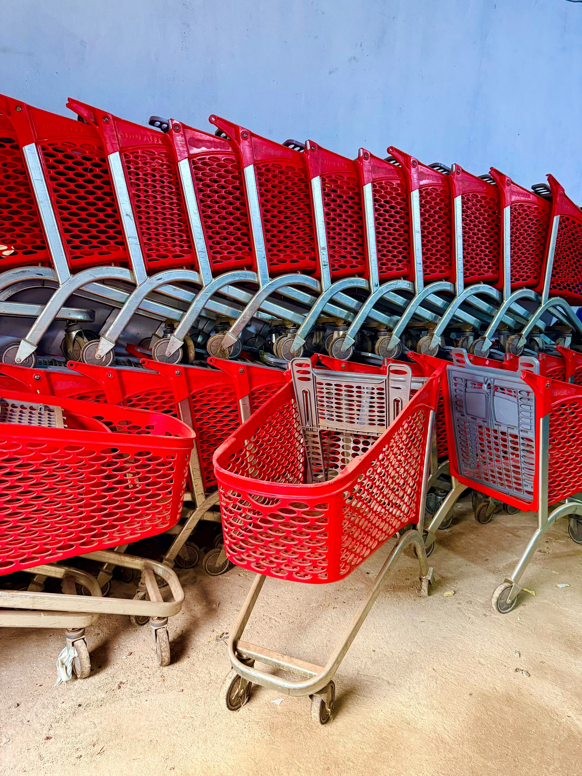 Used utility baskets