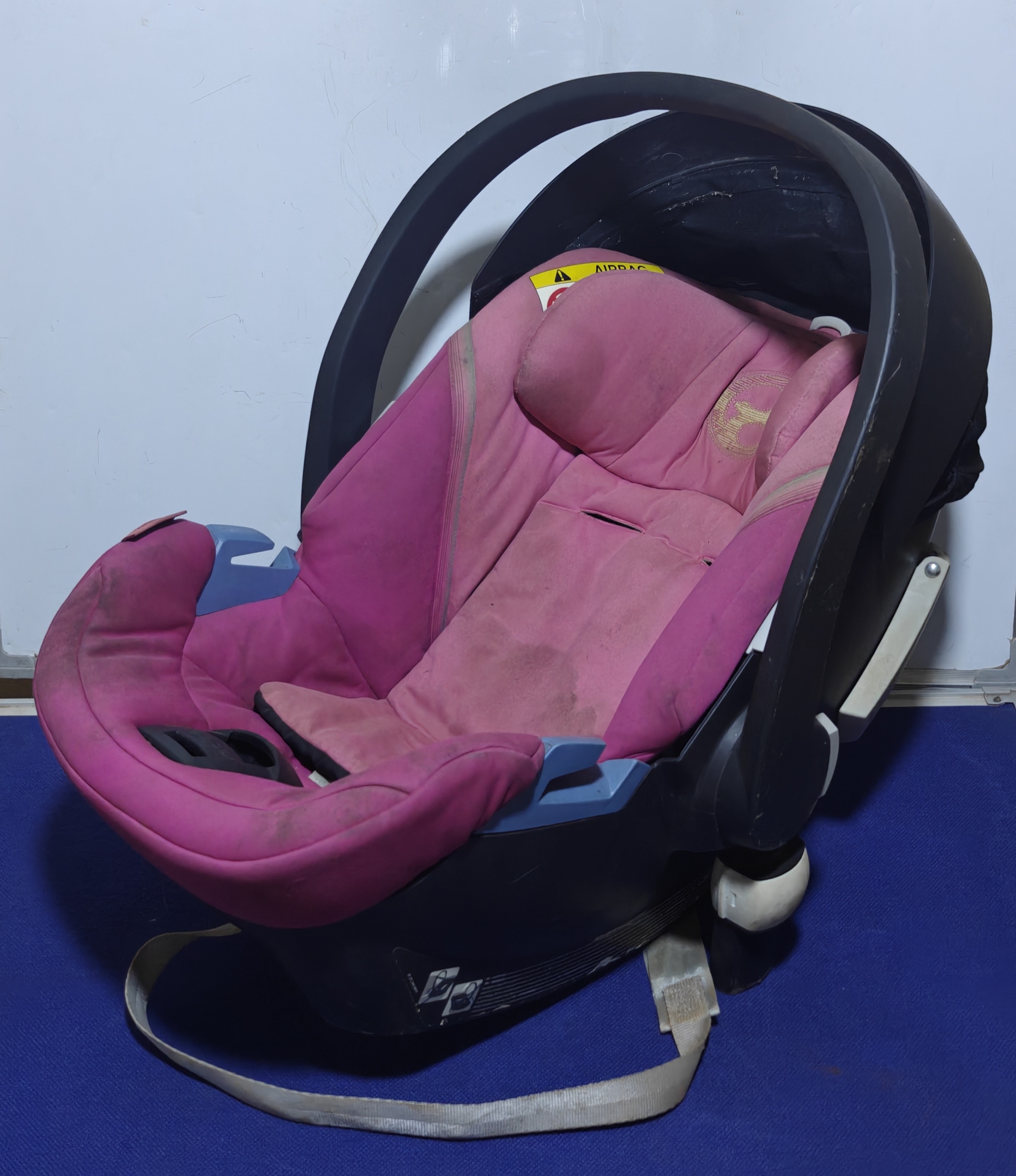 Baby Car Seat Carrier - Pink & Black