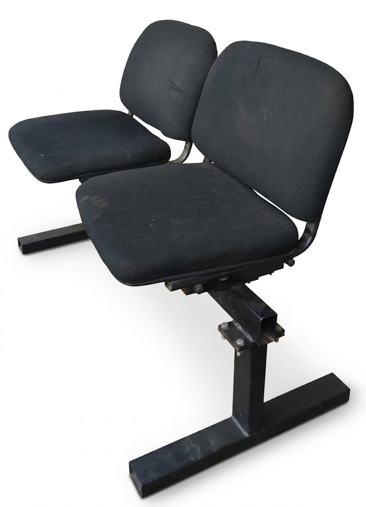 Black Office Waiting/Reception Chair - 3 Seater