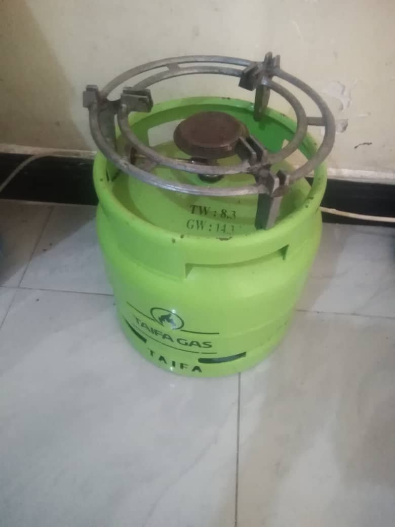 TAIFA Gas Cylinder 13kg - Green Refillable LPG Tank
