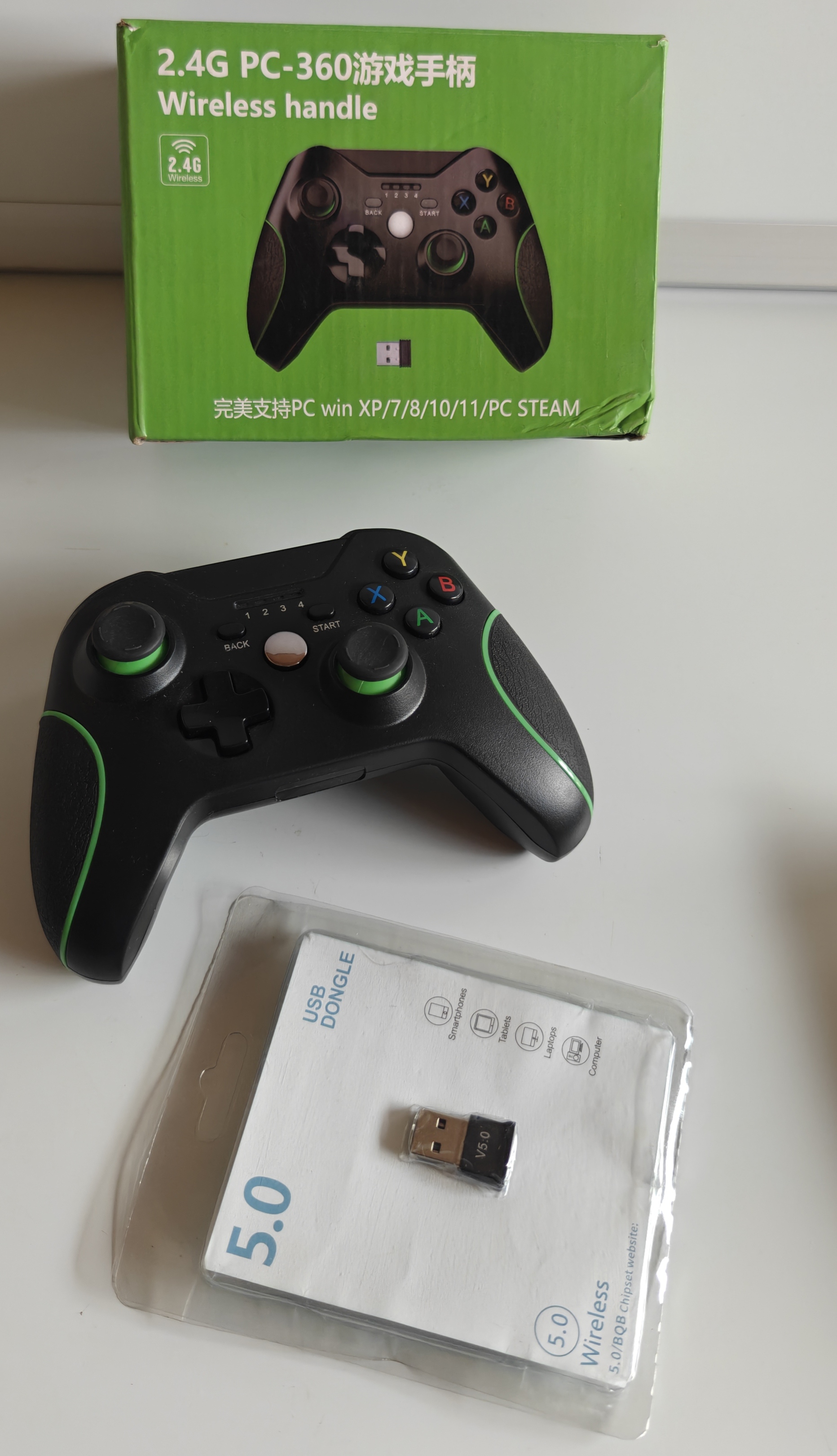 2.4G PC-360 Wireless Gaming Handle Controller