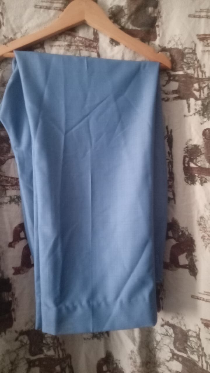 Light Blue Formal Blazer Vest - Professional Wear
