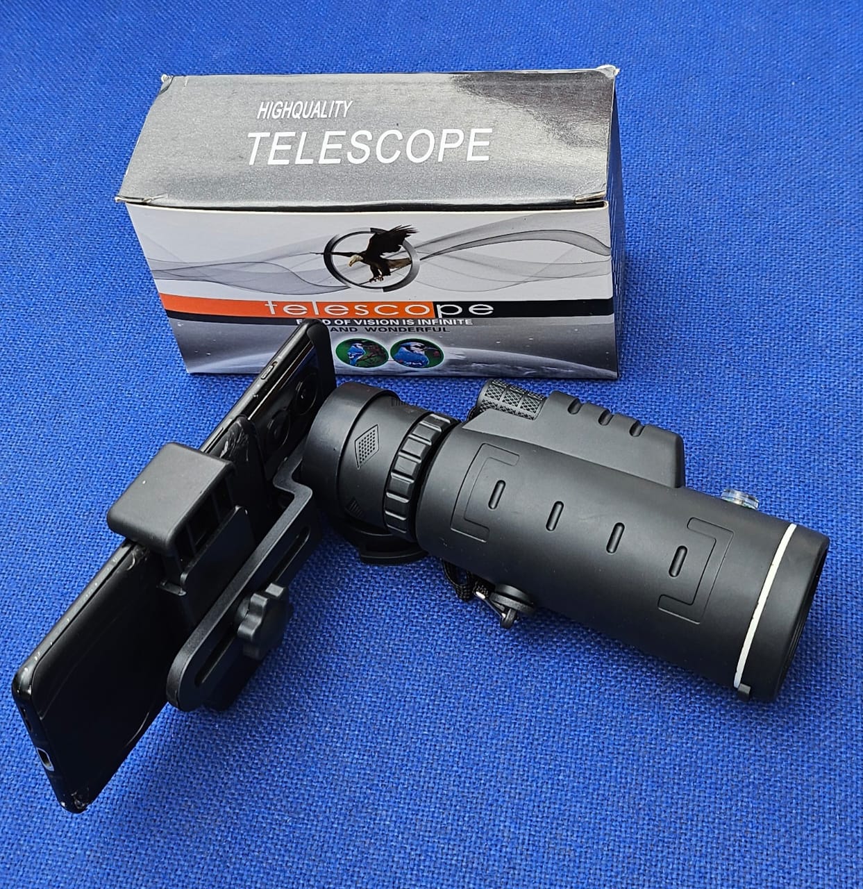 High Quality Telescope with Phone Adapter Mount