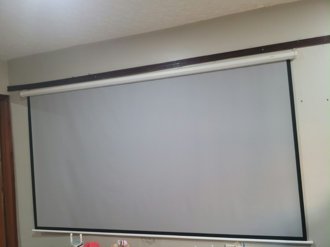 Motorized Projection Screen 120 inches