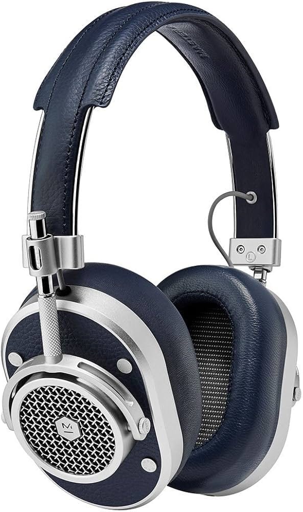 Professional Studio Monitoring Headphones - Master & Dynamic MH40 Wired Over-Ear, Jet Blue