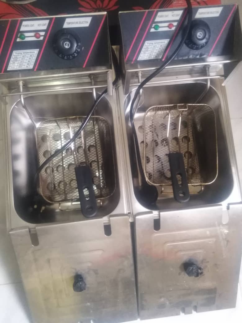 Commercial Deep Fryer Twin Basket Stainless Steel 380V