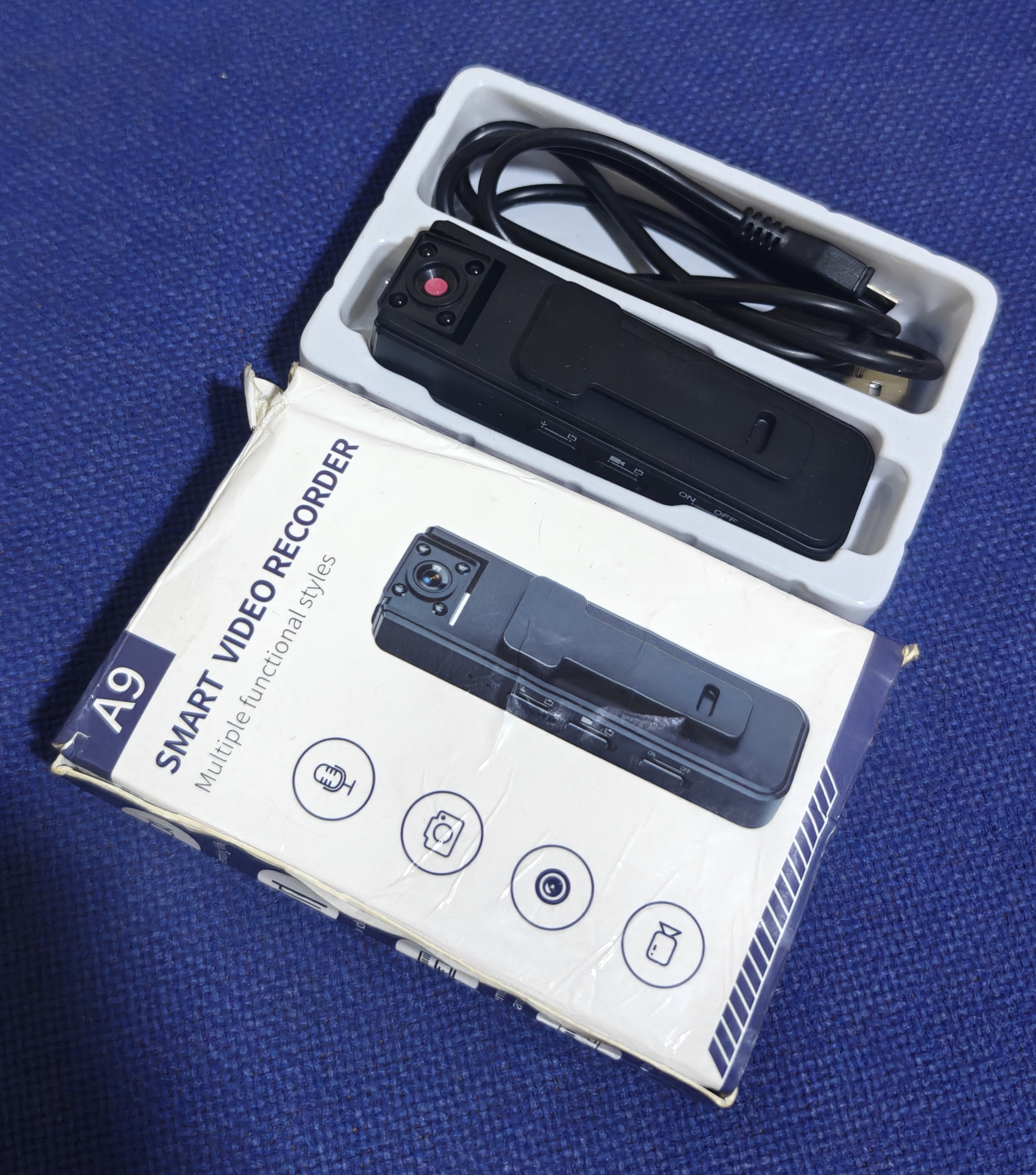 A9 Smart Video Recorder - Mini Body Camera with Multiple Functions