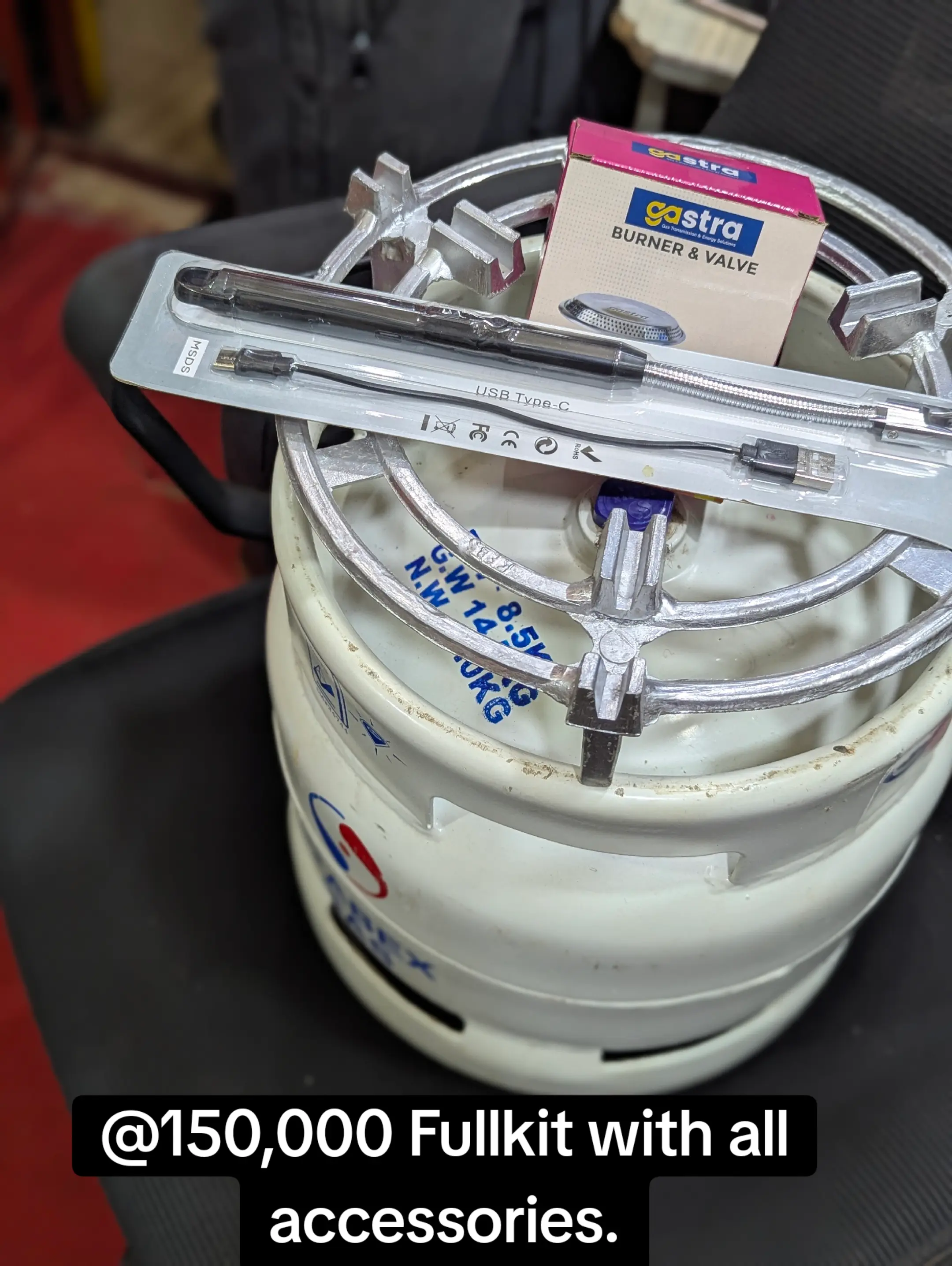 6kg Stabex Fullkit with all accessories