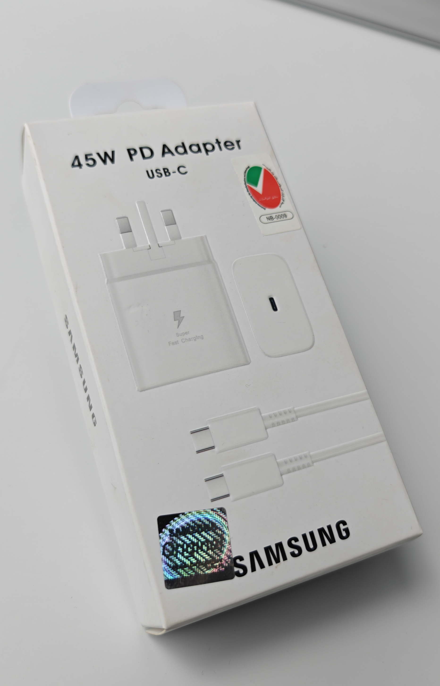 45W PD USB-C Adapter - Samsung Fast Charging