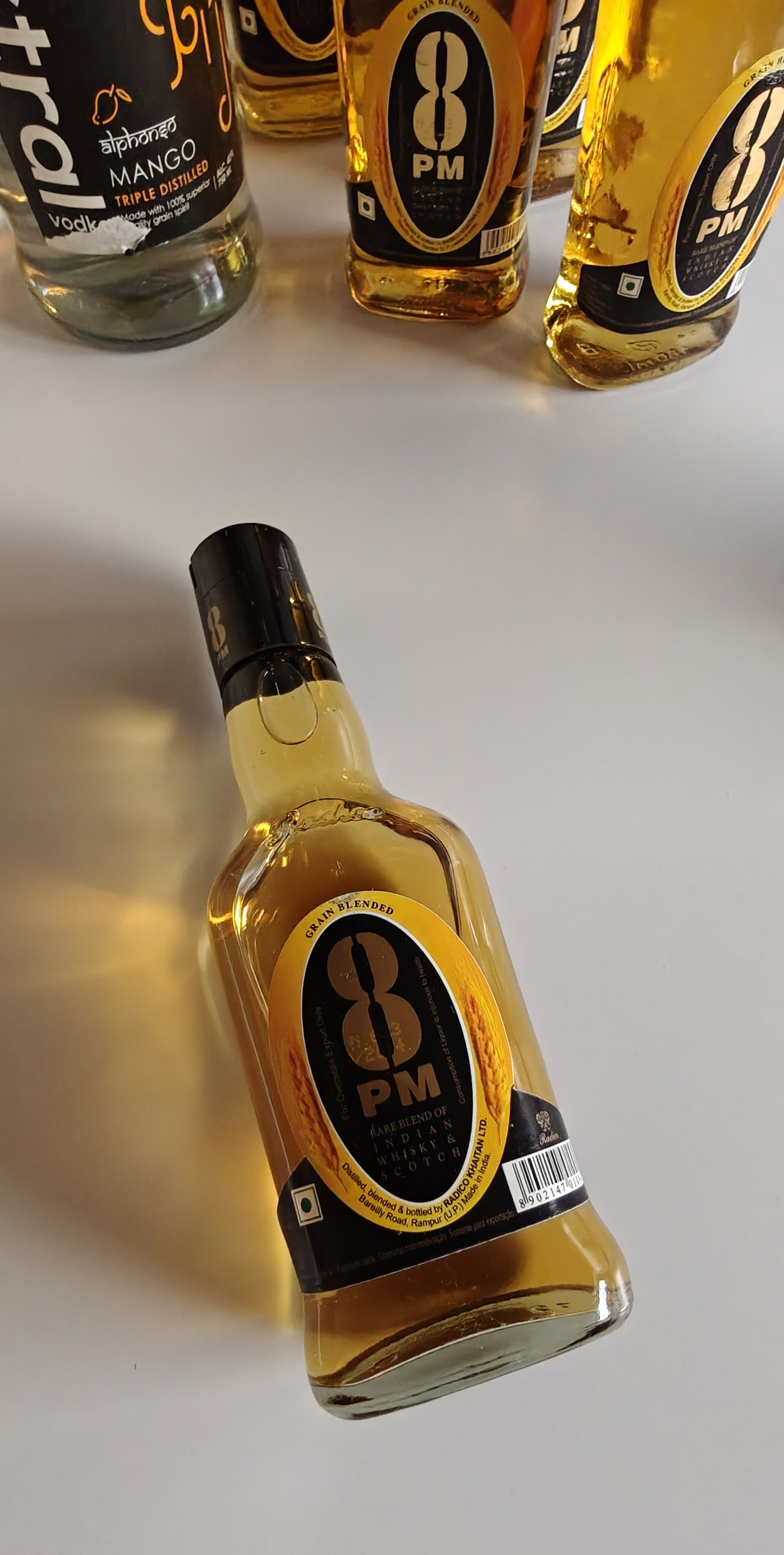 8 PM Whisky Bottles - Premium Blended Scotch Whisky