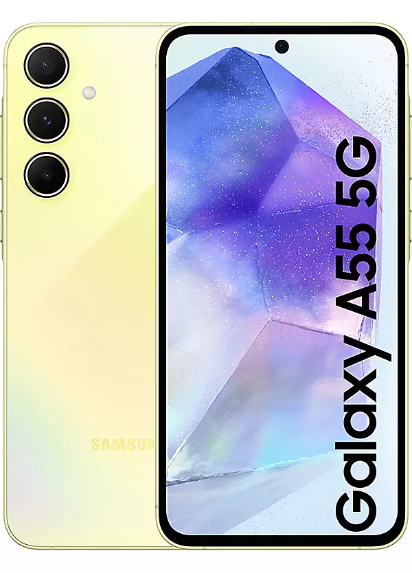 Samsung Galaxy A55 5G, Dual SIM, 8GB RAM, 128GB Storage, Awesome Lemon 📞 0704518328 / 0782175005