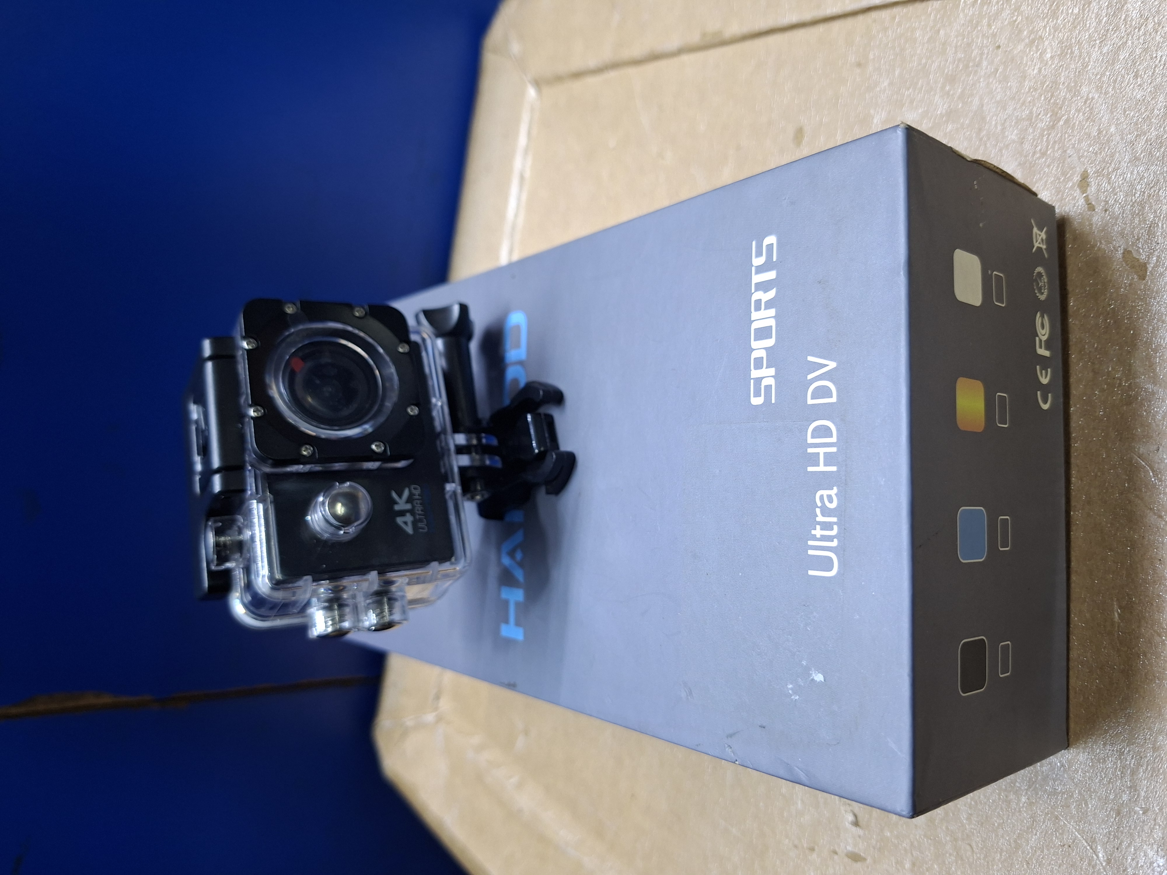 4K Ultra HD Sports Action Camera with Waterproof Case