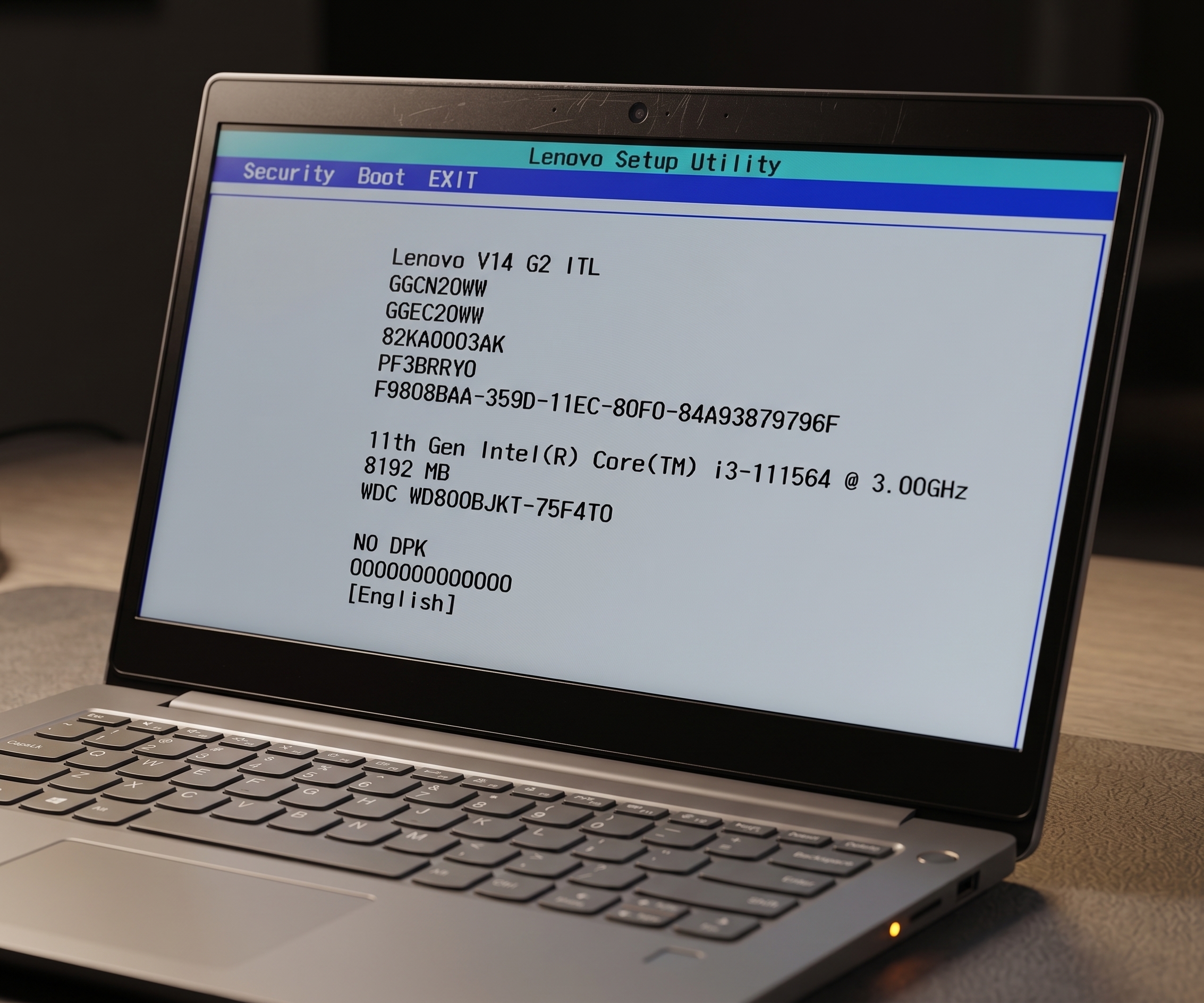 Lenovo V14 G2 ITL Laptop - 11th Gen Intel i3, 8GB RAM, 256GB SSD