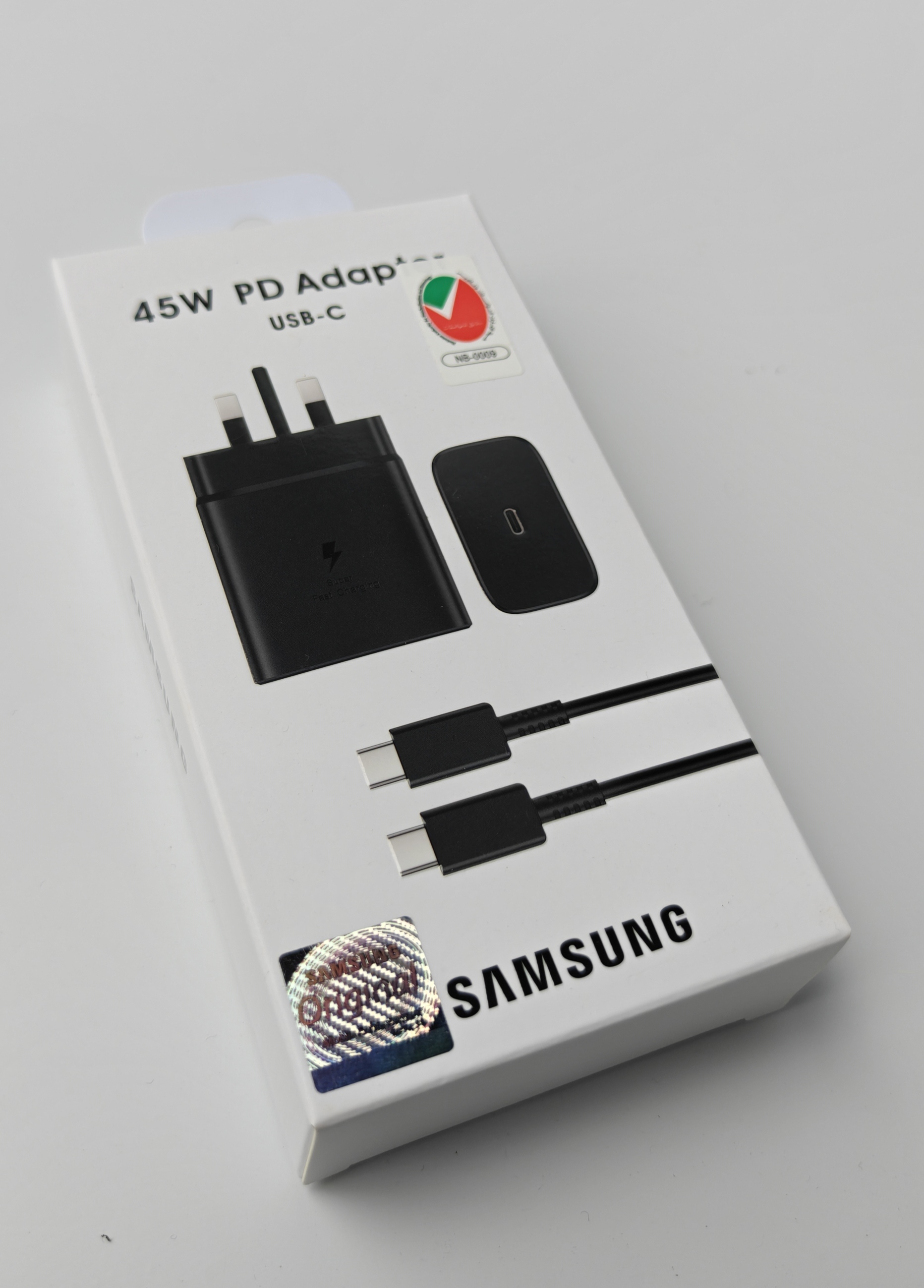 Samsung 45W PD USB-C Adapter with Cables