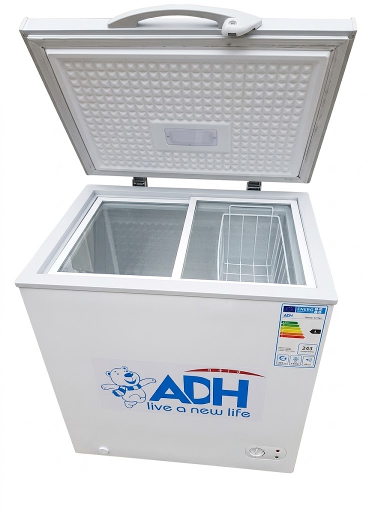 ADH Chest Freezer 243L - Energy Efficient White