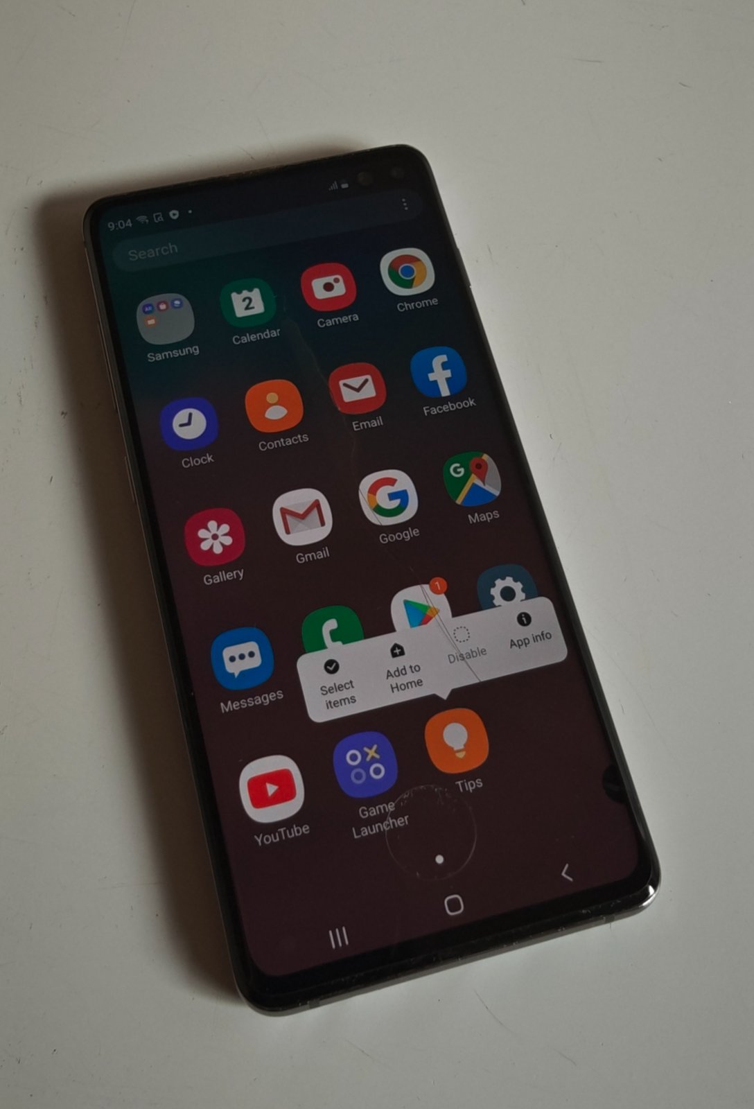 Samsung Galaxy S10 Red - Smartphone