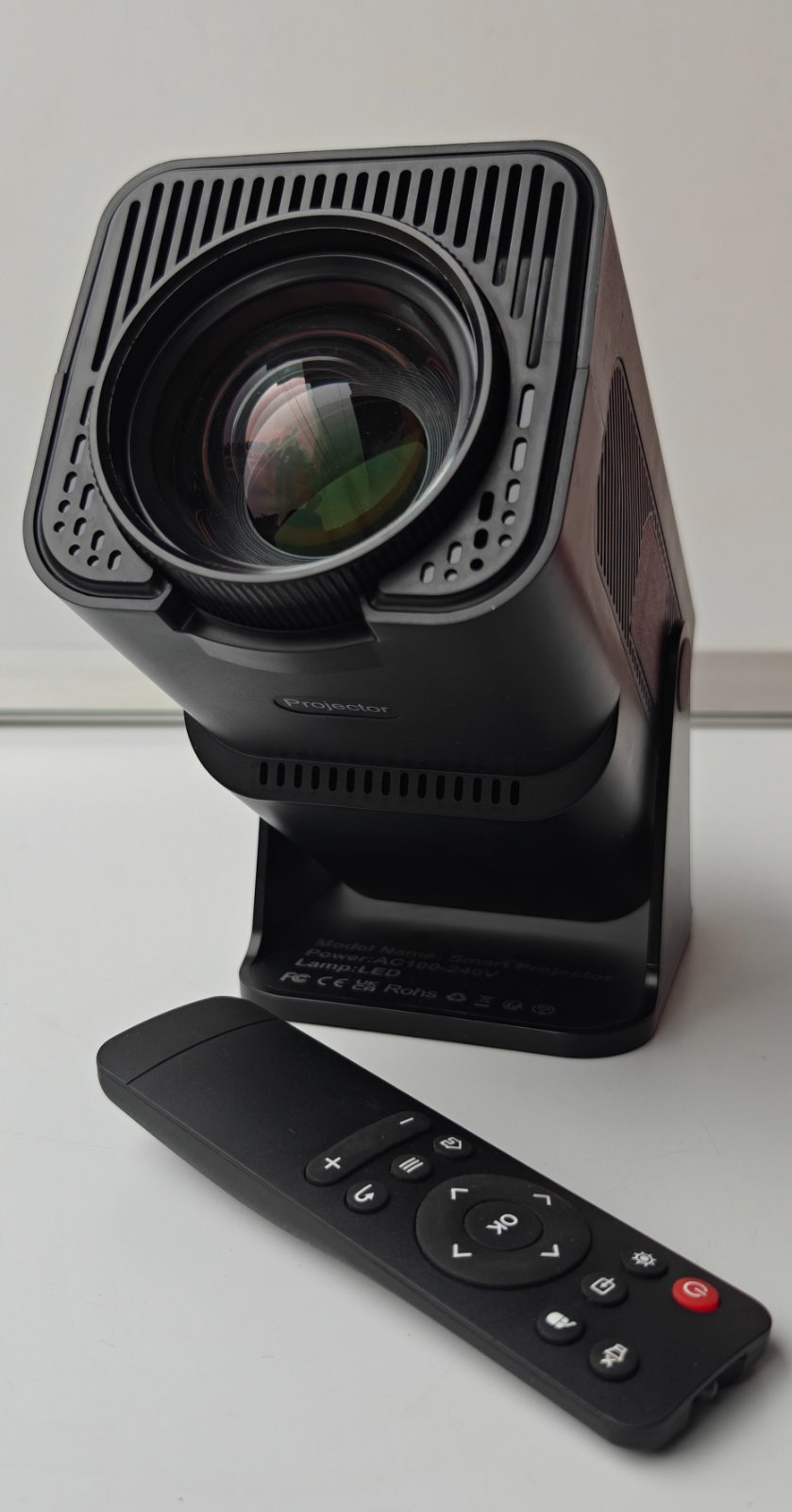 4K Ultra HD Smart Projector with Remote Control