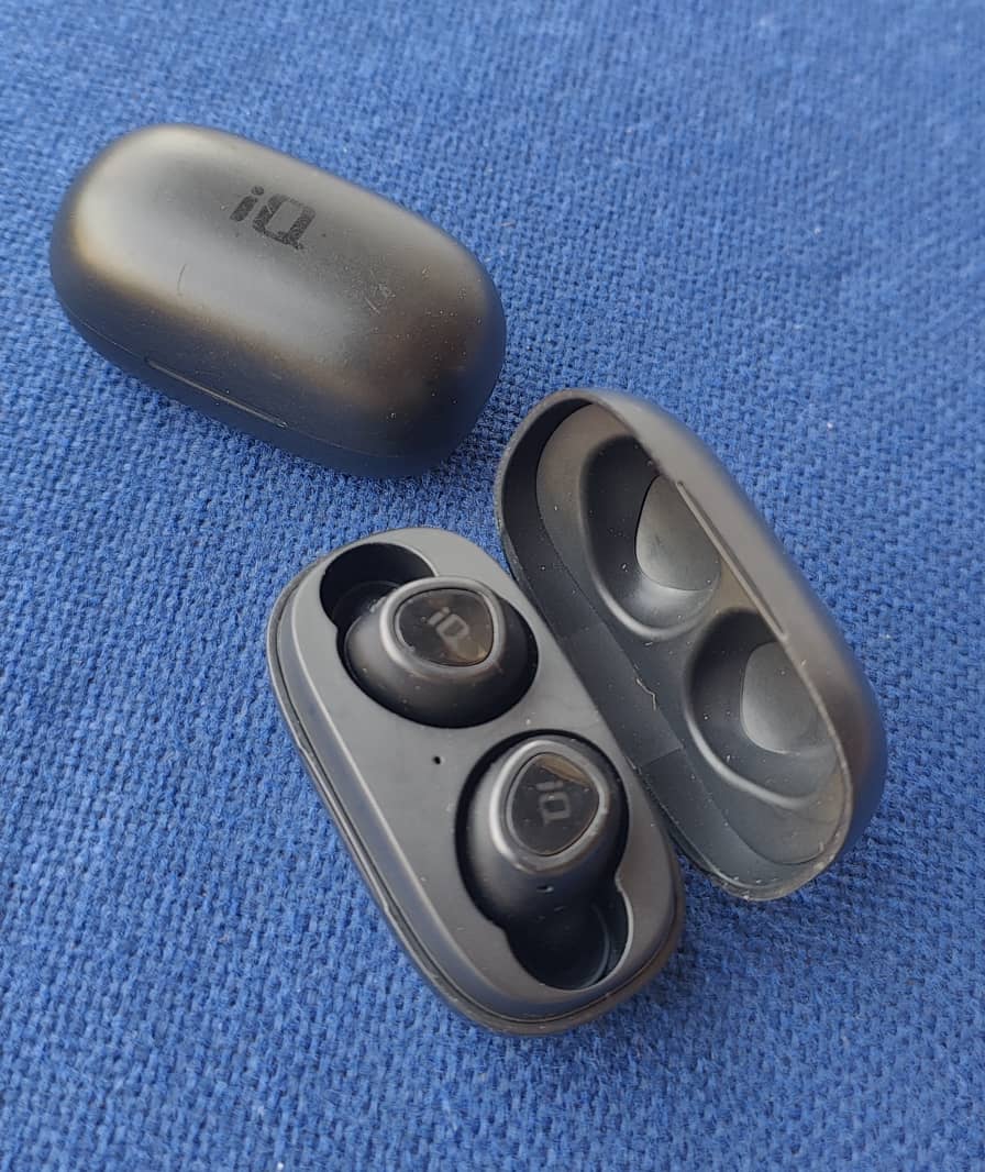 Wireless Earbuds with Charging Case - Black