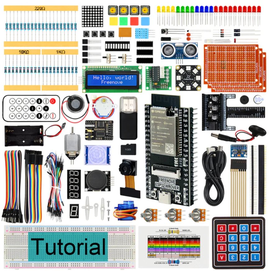 Freenove  Electronics Starter Kit with ESP32, Sensors & Components