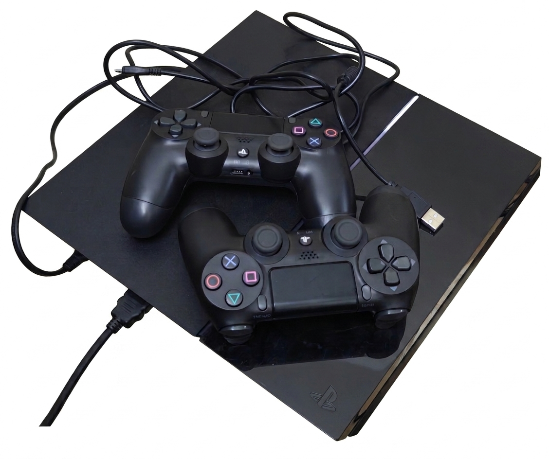 PlayStation 4 Console with 2 Controllers & Games