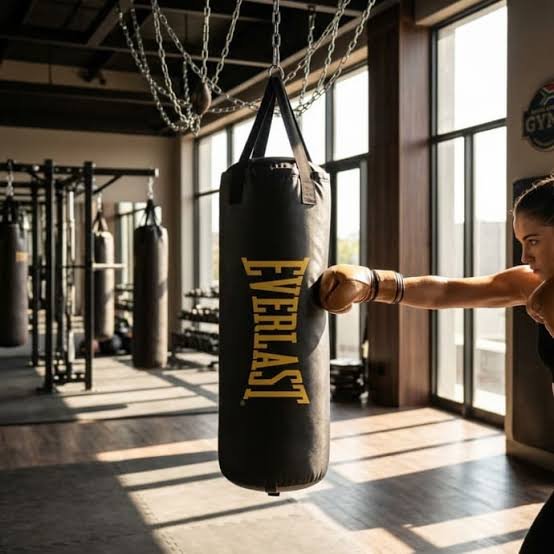 Everlast Heavy Punch Bag with Chain - Boxing Equipment