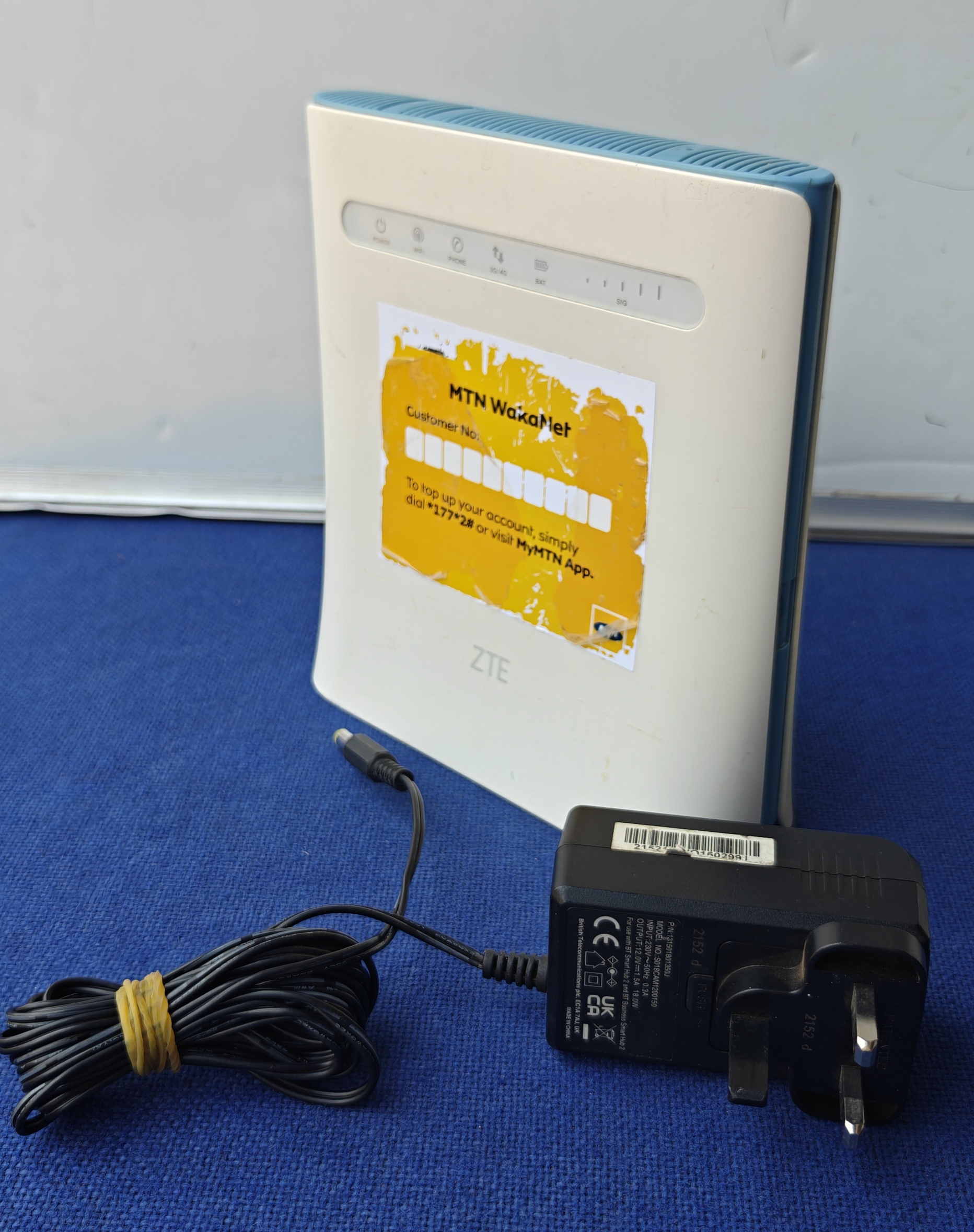 ZTE MTN Waka Waka WiFi Router - White