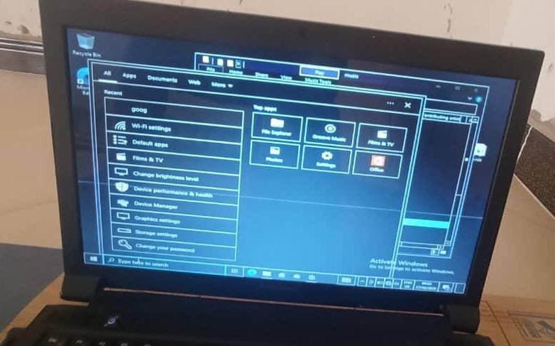 Dell Laptop Intel Celeron 4GB RAM 297GB Storage Windows 10