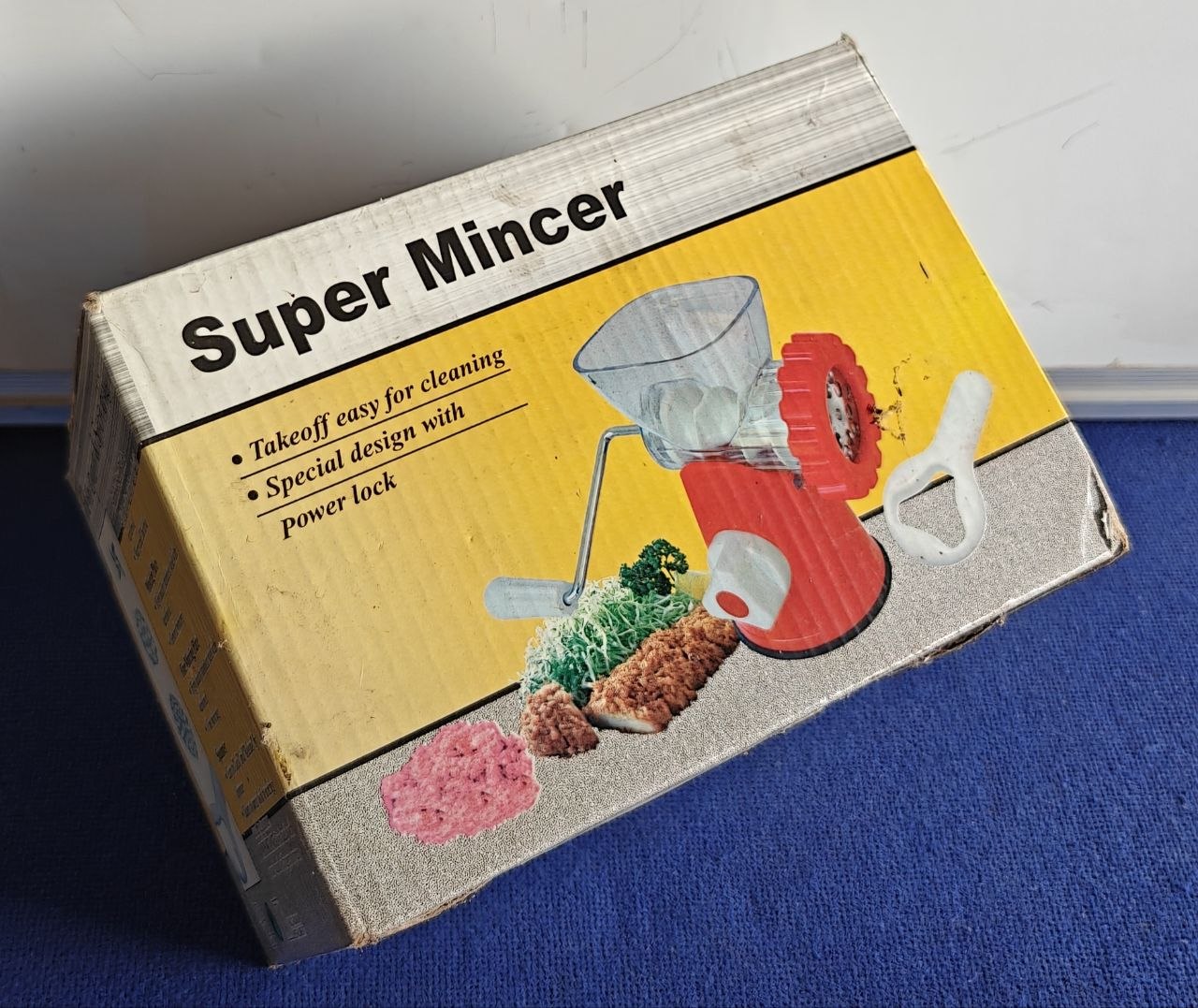 Super Mincer - Vintage Kitchen Meat Mincer with Power Lock