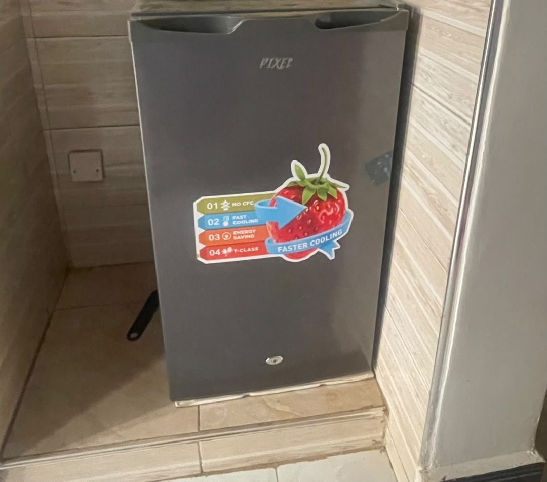 Pixel Single Door Refrigerator - Dark Grey