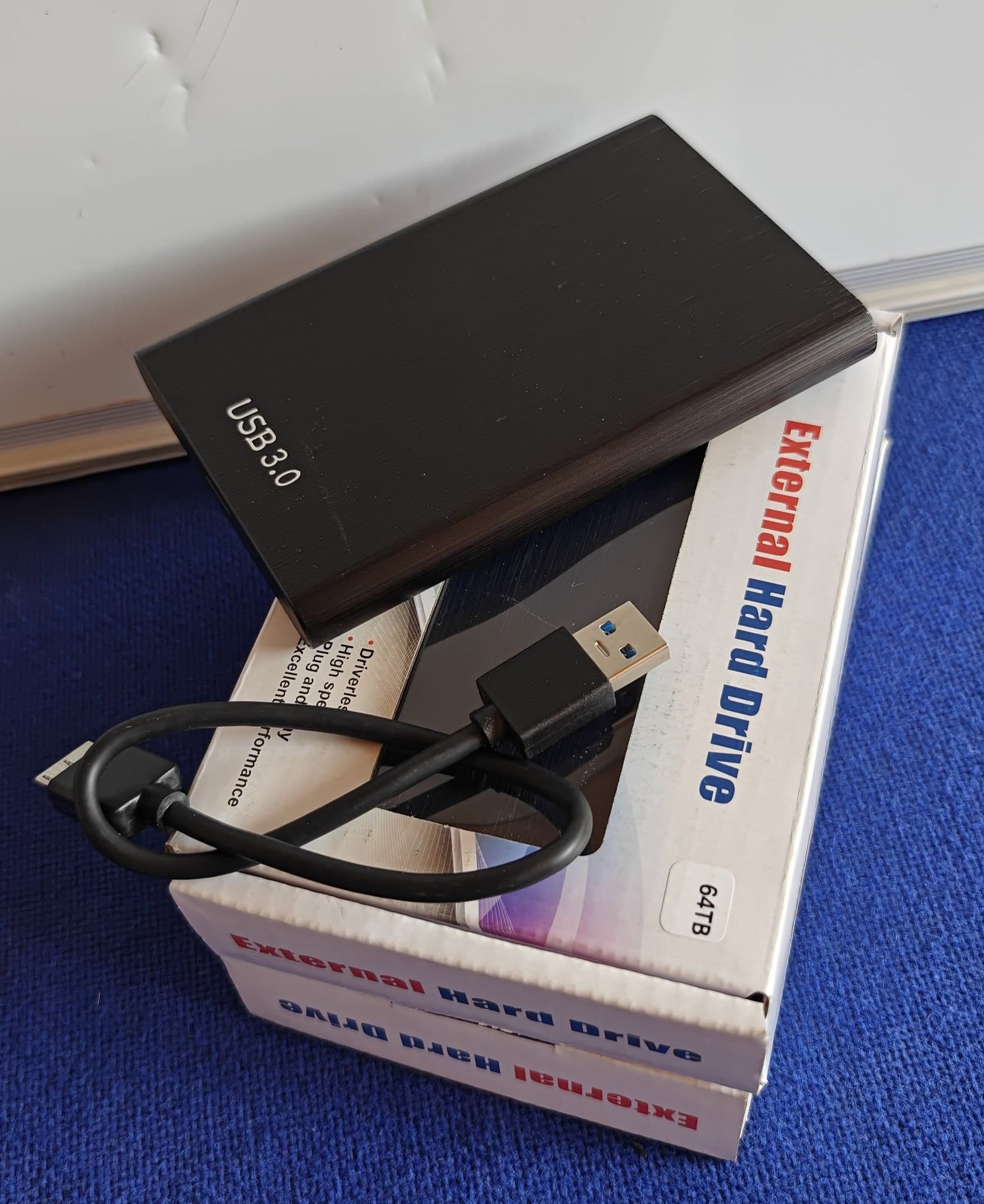 External Hard Drive USB 3.0 - GB Storage Device