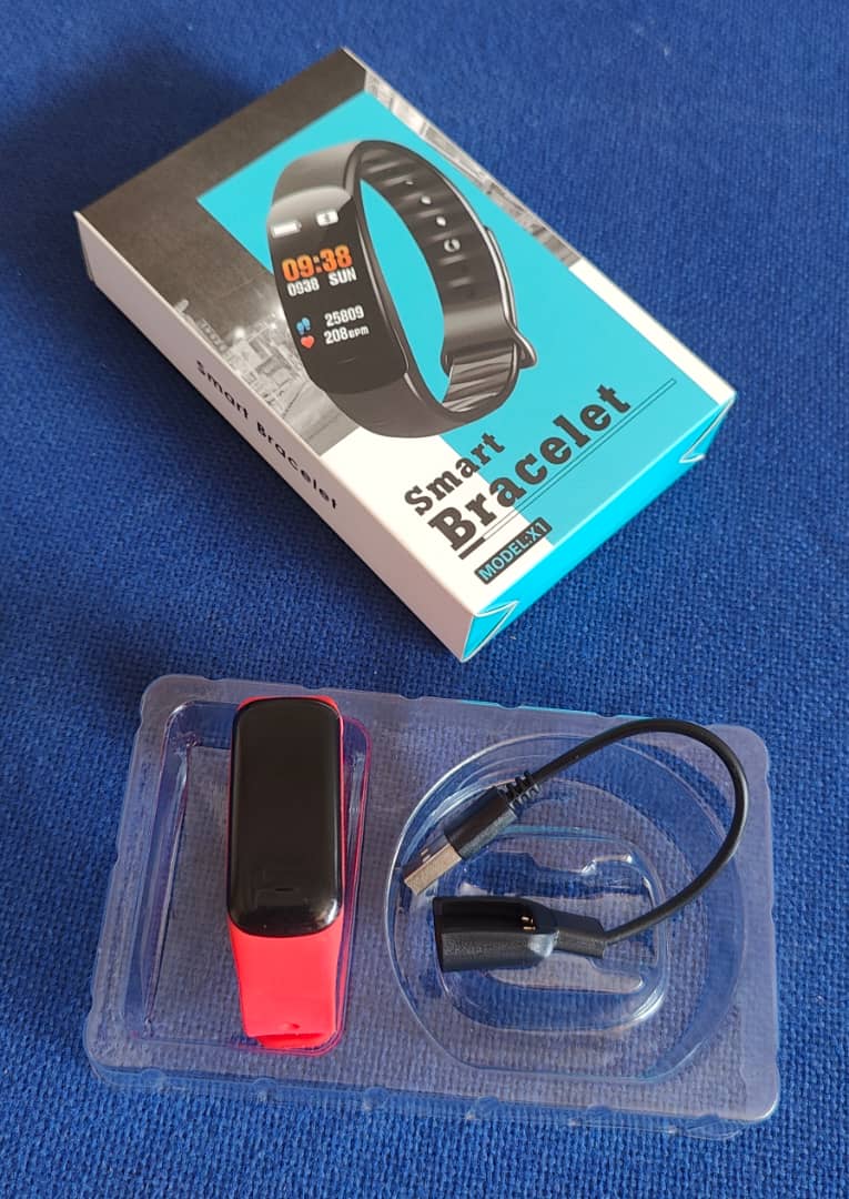 Smart Bracelet Fitness Tracker - Black