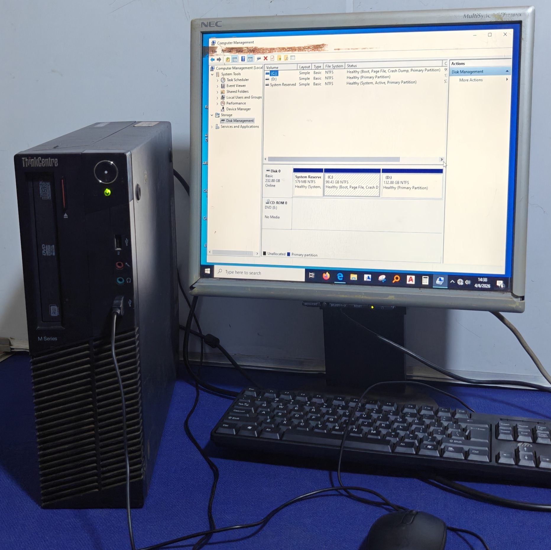 Lenovo ThinkCentre M Series Desktop Computer