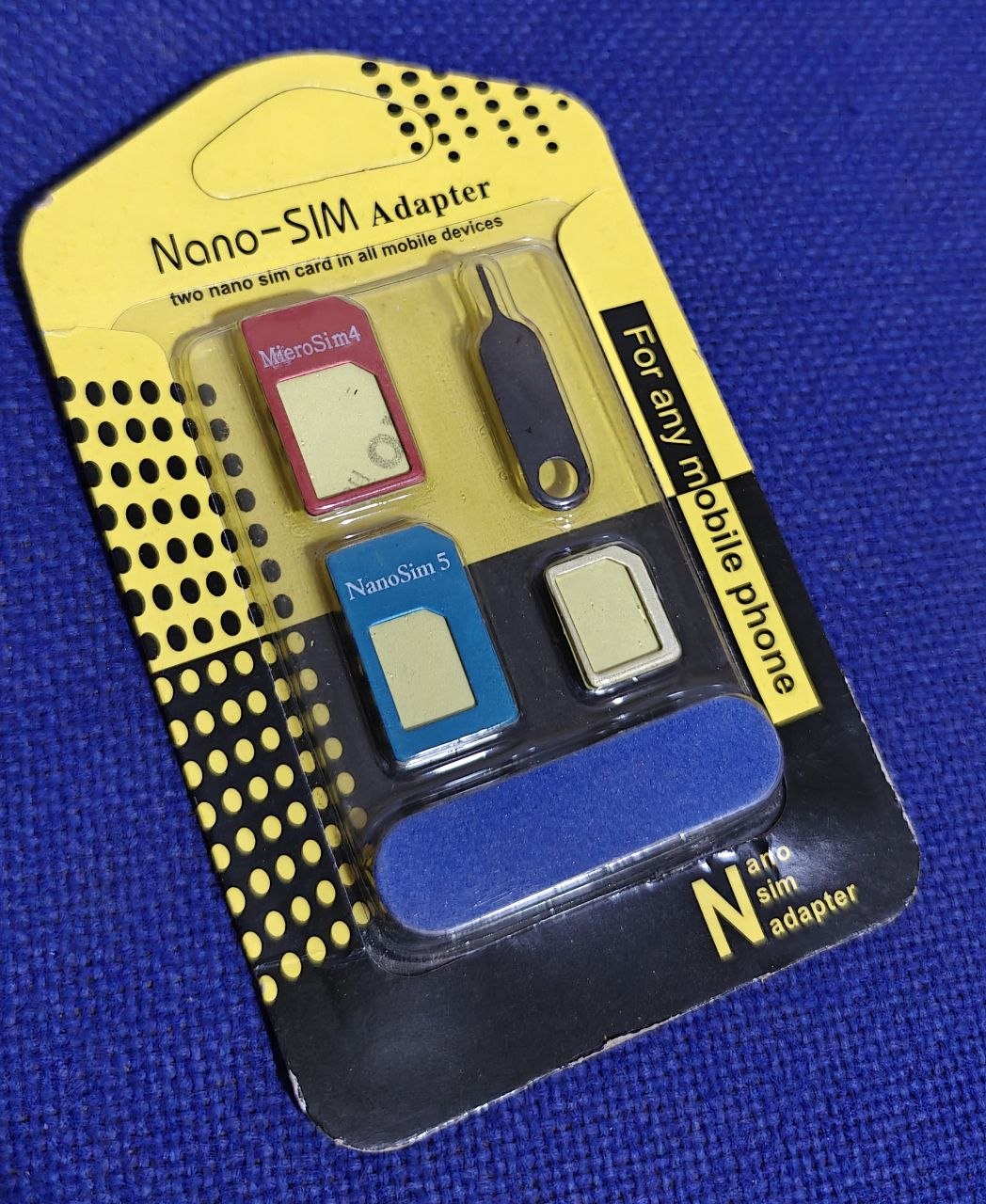Nano-SIM Adapter Kit for Mobile Devices