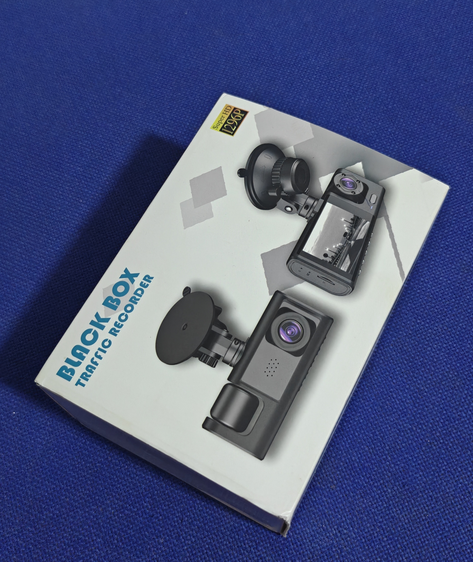 BlackBox Thmic Recorder Dual Channel Dashcam with Suction Mount