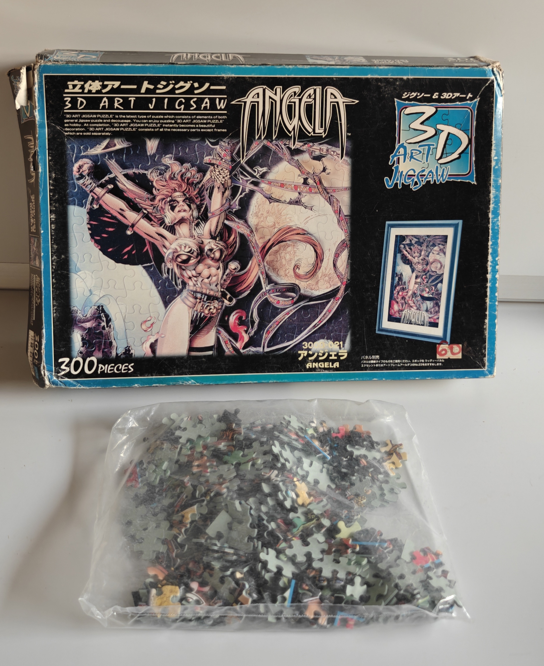 3D Art Jigsaw Puzzle - Angela 300 Pieces Vintage