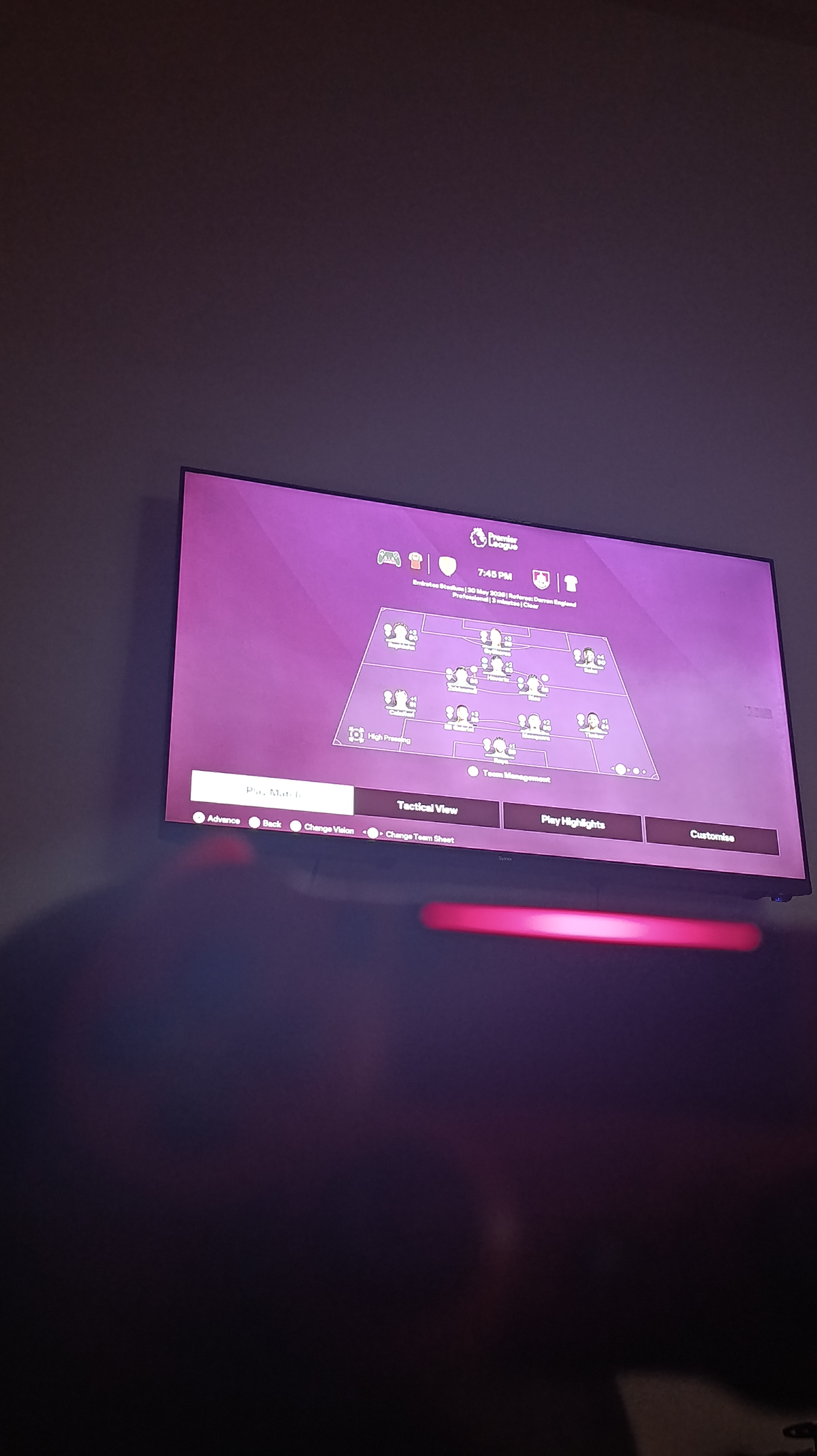 Swap 43" Synix Smart TV with 50" Smart TV.